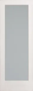 Diffused White Laminate French Door