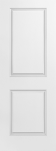 2 Panel Carrara Smooth Moulded Door