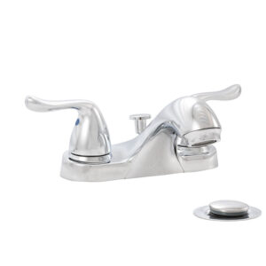 Two Handle Bathroom Faucet 405 Chrome