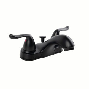 Two Handle Bathroom Faucet 405 Matte Black