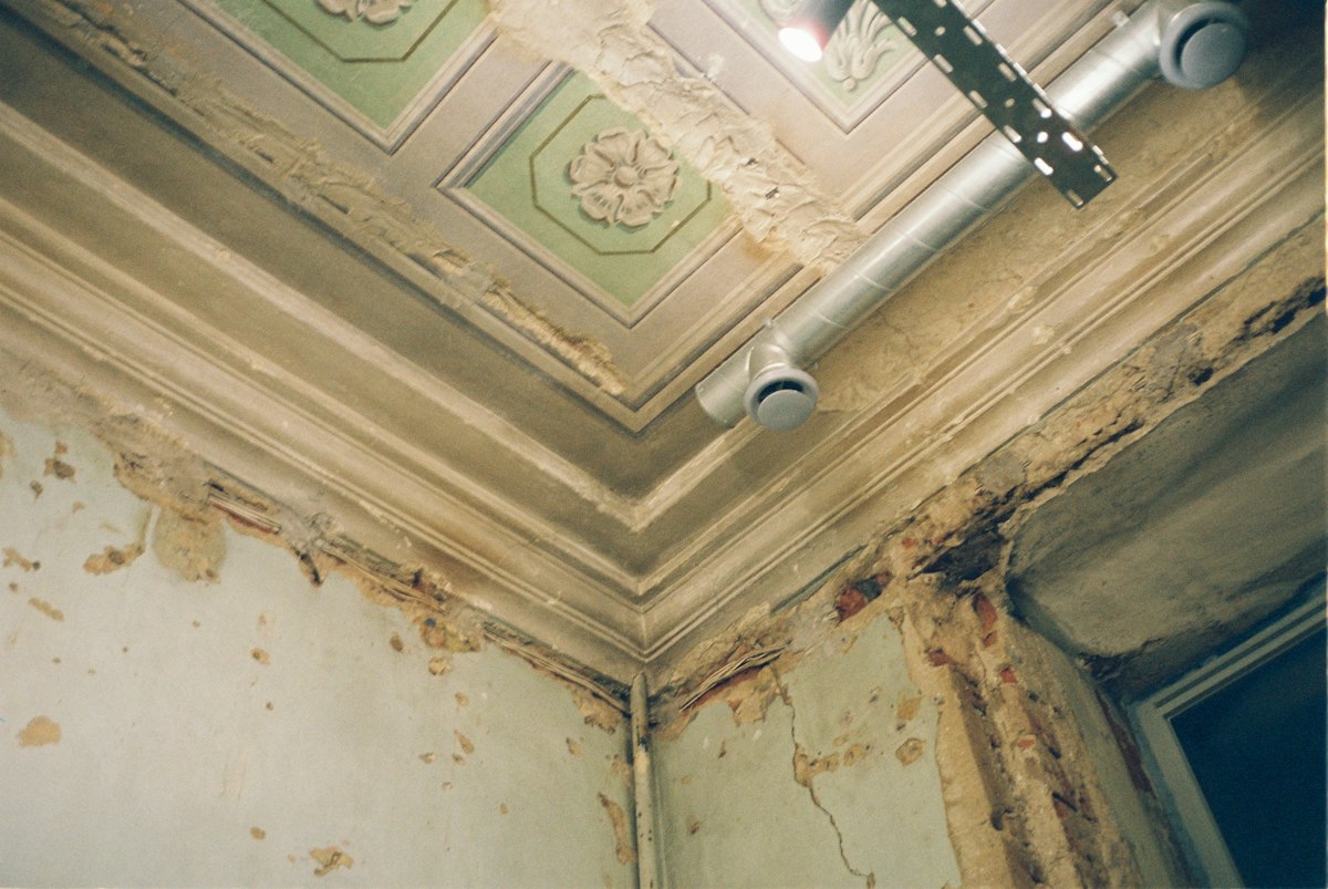 Ceiling damage from water