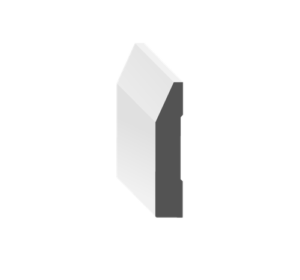 3 1/2″ Beveled Casing (No Step): 3 1/2″ x 3/4″