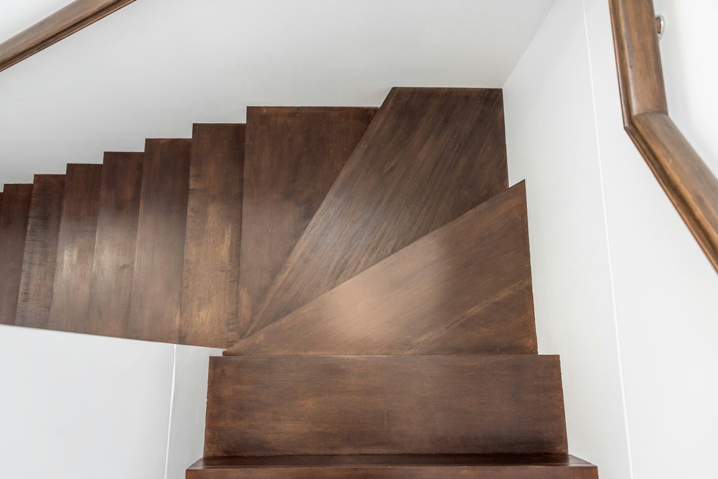 Stairs get the most wear, so their finish needs the most care.